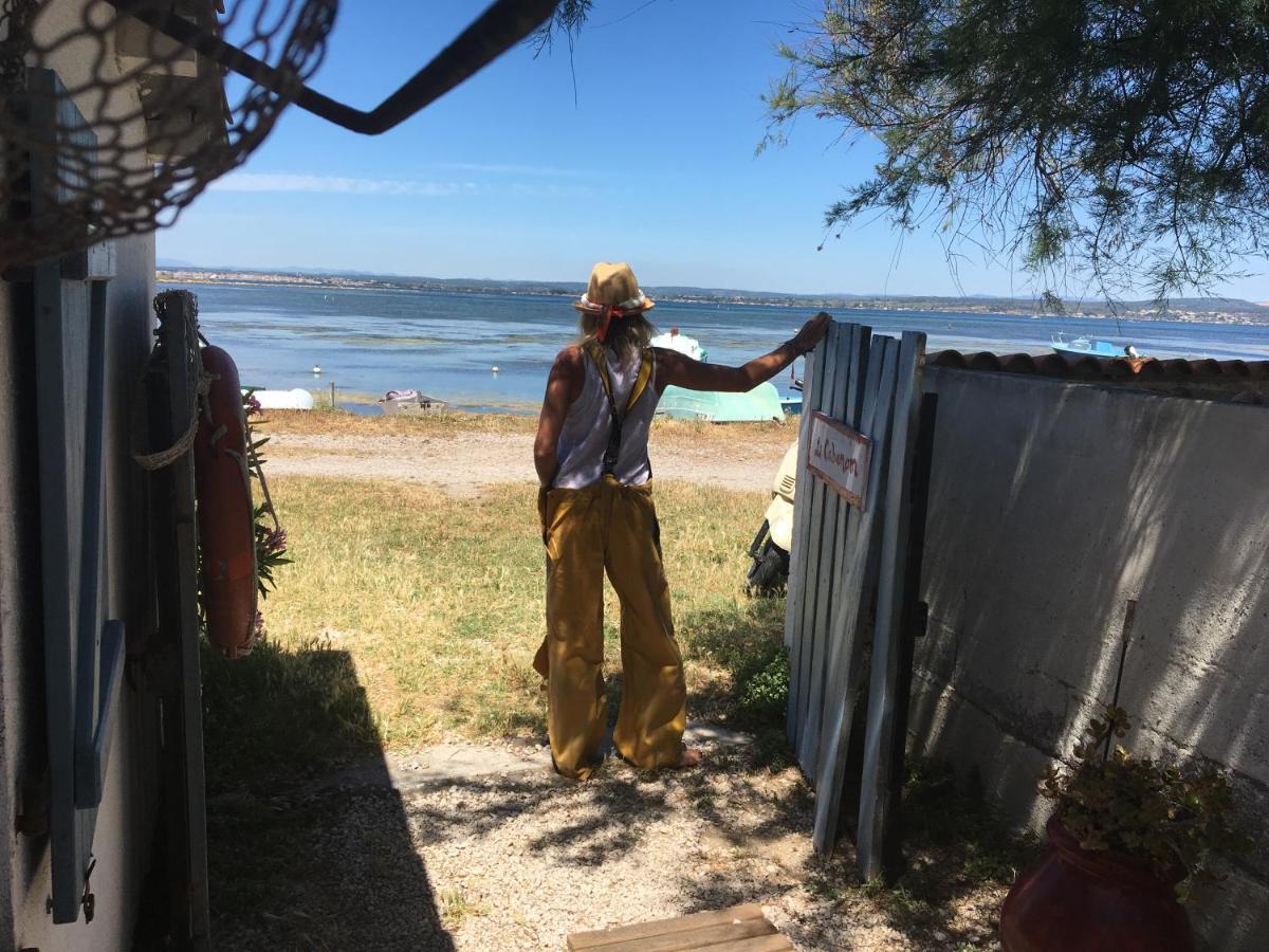 Cabanon De Pecheur En Bord De Lagune Sète Buitenkant foto